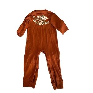 Thankful Together Kids One Piece - Brown